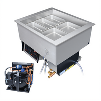 Hatco HCWBIR-2DA Drop-In Hot/Cold Food Well for 2 Full-Size Pans