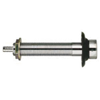 Thumbnail image #1 for Micro Matic USA 4336NA Nipple Shank Assembly, 6-1/8" x 1/4" Bore, Forged Brass, Chrome Coupling Nut