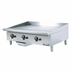 Thumbnail image #1 for Winco Spectrum™ 36-Inch Countertop Gas Griddle, 3 Burners, 90,000 BTU, Natural Gas/LP Convertible