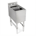 Thumbnail image #1 for John Boos Slim-Line Freestanding Underbar Dump Sink with Perforated Dump Basket, 12 x 18 x 32-1/2 Inches, Stainless Steel