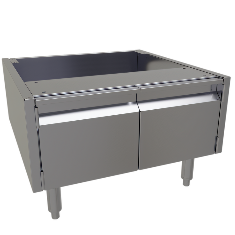 Product image #1 for Glastender ACB-24 24-Inch Wide Stainless Steel Underbar Add-On Cabinet Base with Two Hinged Doors
