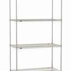Thumbnail image #1 for Metro Super Erecta SE-2442S-86-S4 Stationary Starter Wire Shelving Unit, 42"W x 24"D x 86"H, 800 lb. capacity per shelf, 2000 lb. capacity per unit