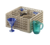 Thumbnail image #1 for Traex Full-Size Low-Profile 5-Compartment Glass/Stemware Rack with 4 Extenders