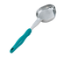 Thumbnail image #1 for Vollrath Jacob's Pride 6 oz Solid Oval Spoodle Portion Control Serving Spoon with Teal Handle