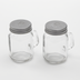 Thumbnail image #1 for American Metalcraft Mason Jar Salt and Pepper Shaker Set, 4 oz., Clear Glass, Perforated Metal Tops
