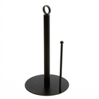 Thumbnail image #1 for American Metalcraft PTBR Black Porcelain Countertop Paper Towel and Table Card Holder, 7-Inch Diameter x 13-Inch Tall Case of 12