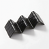 Thumbnail image #1 for 3-Compartment Black Faux Slate Melamine Taco Holder