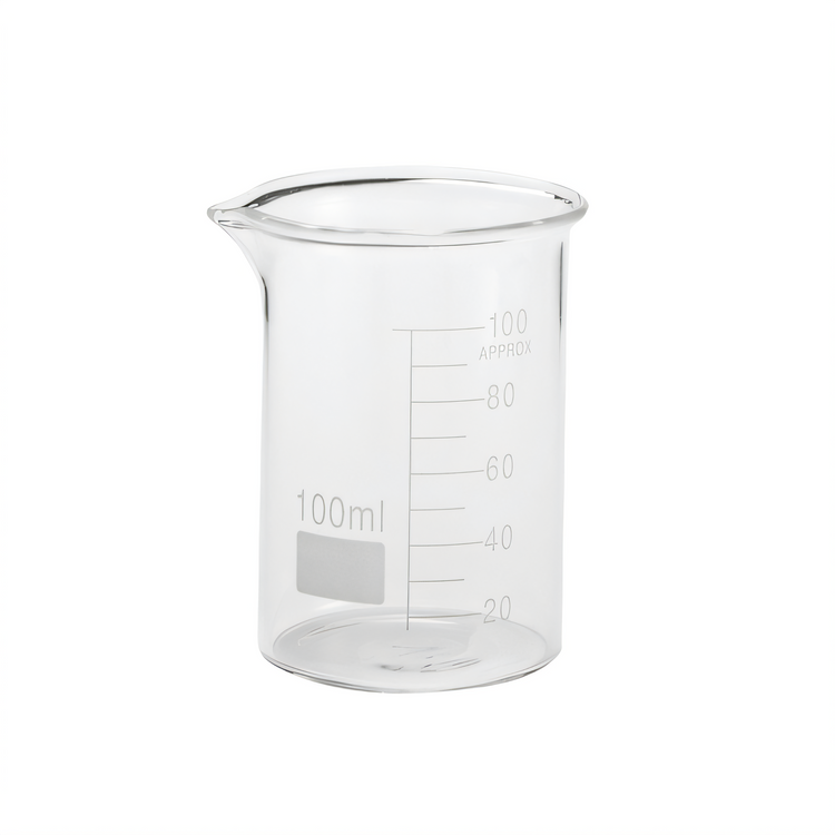 Product image #1 for Chemistry Collection 3-1/2 oz Glass Beer Beaker with Printed Capacities