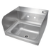 Thumbnail image #1 for John Boos Pro-Bowl Wall-Mount Stainless Steel Hand Sink with Left and Right Side Splashes and Basket Drain