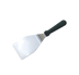 Thumbnail image #1 for American Metalcraft Heavy-Duty Stainless Steel Offset Hamburger/Pizza Turner/Server with Plastic Handle, 6 x 4 Inch Blade