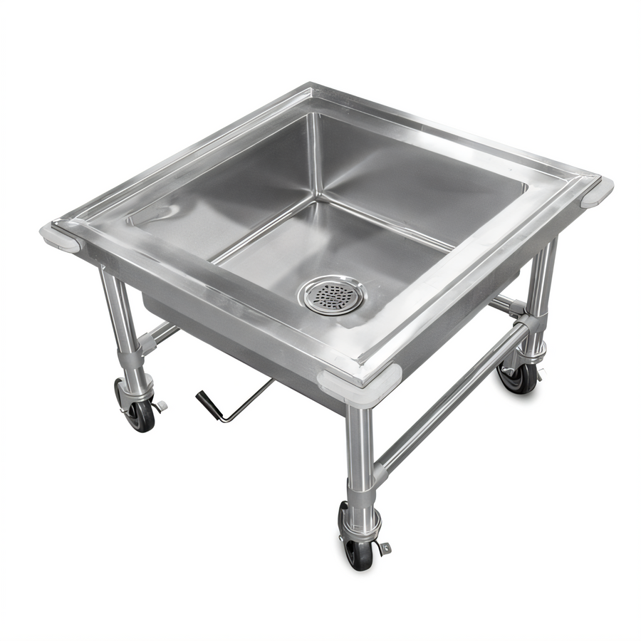 Product image #1 for John Boos Mobile Stainless Steel Soak Sink with 20" x 20" x 8" Compartment
