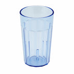 Thumbnail image #2 for Cambro Newport NT20401 22 oz Fluted SAN Plastic Tumbler, Slate Blue Case of 36