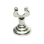Thumbnail image #1 for American Metalcraft MH220 Stainless Steel Menu Card Holder Clip, Harp Clip, Round Base, Polished, 1-1/2"H Case of 720