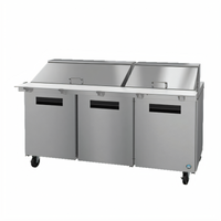 (Quick Ship) Hoshizaki SR72B-30M Steelheart Refrigerated Prep Tables - Scratch & Dent