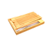 Thumbnail image #1 for Bamboo Rectangular Cutting Station with Knife, 15 x 10 Inches