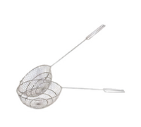 Stainless Steel Bird's Nest Skimmer with 7-Inch Round Mesh Bowl and 10-3/4-Inch Handle