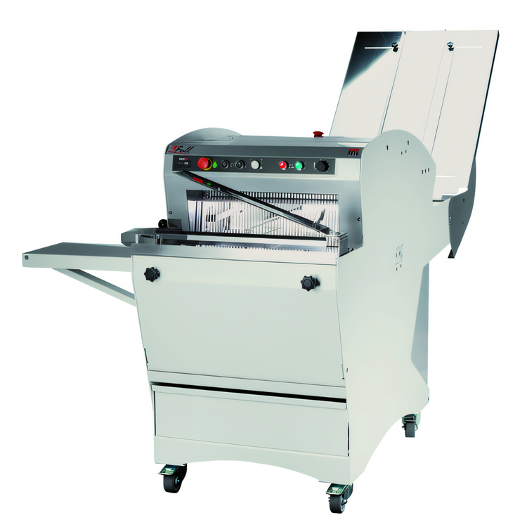 Product image #1 for JAC Machines FULL T2 Floor Model Rear Loading Belt Bread Slicer