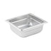 Thumbnail image #2 for Winco 1/6 Size Straight-Sided Steam Table Pan, 2-1/2 Inch Deep, 25 Gauge Stainless Steel