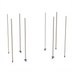 Thumbnail image #1 for MetroMax i qwikTRAK High Density Track Shelving Stationary End Unit Kit