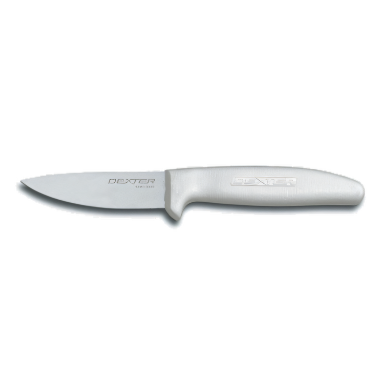 Product image #1 for Dexter Russell Sani-Safe 3-1/2 Inch Stamped Vegetable/Utility Knife with White Polypropylene Handle