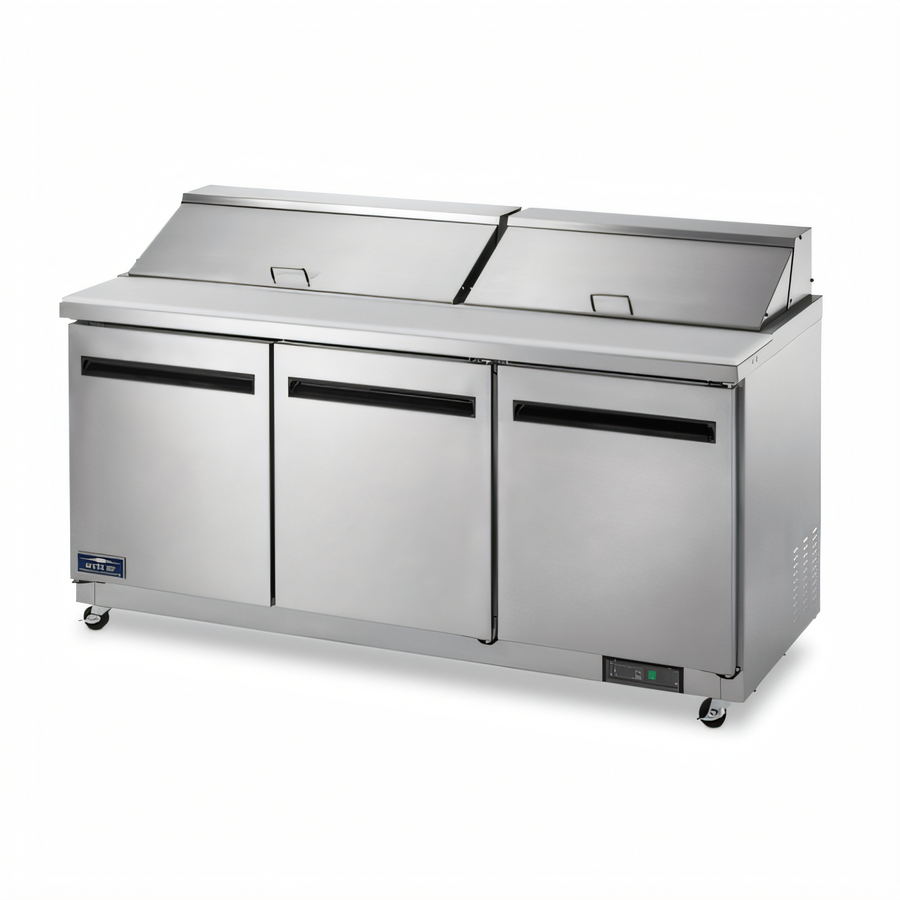Product image #1 for Arctic Air AMT72R 3-Section Mega-Top Sandwich/Salad Prep Table, 71-1/2 Inch Wide