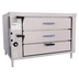 Thumbnail image #1 for Bakers Pride HearthBake Series GP61-HP High-Performance Countertop Gas Double-Compartment Pizza/Bake Oven with 2 Cordierite Decks
