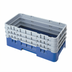 Thumbnail image #2 for Cambro Camrack Half Size Base Dishwasher Rack with 3 Extenders, 1 Compartment, Navy Blue