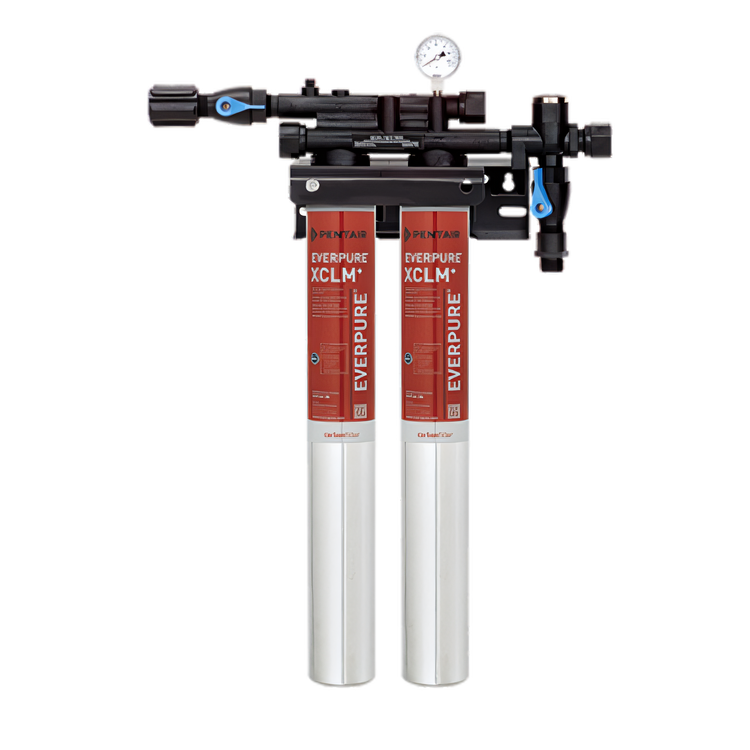 Product image #1 for Everpure QC7I Twin-XCLM Twin-Cartridge Fountain Water Filtration System, 5-Micron, 2-4 GPM