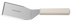 Thumbnail image #2 for Dexter Russell Sani-Safe 4 x 3 Inch Offset Solid Hamburger Turner with White Polypropylene Handle