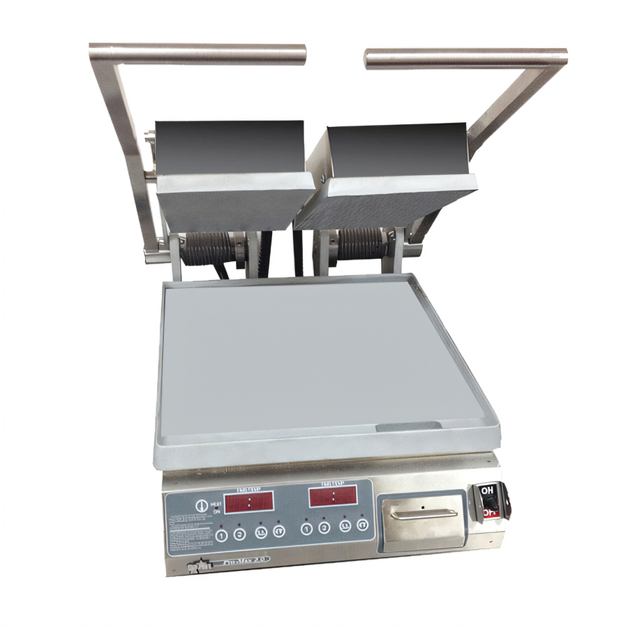 Product image #1 for Star Pro-Max 2.0 PST14D Dual-Top Smooth Aluminum Commercial Panini Press / Sandwich Grill