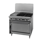 Thumbnail image #1 for Jade Range (Middleby) Titan JTRH-24G-1HT 36-Inch Natural Gas Range with 12-Inch Hot Top, 24-Inch Griddle & Cabinet Base