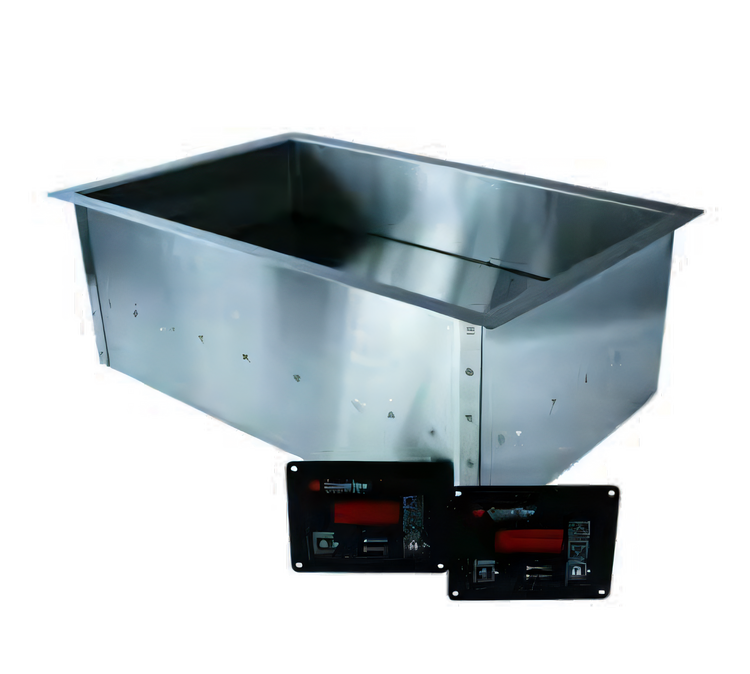 Product image #1 for CookTek SinAqua Rectangular Drop-In Waterless Induction Hot Food Well, 4-Inch Deep, Full-Size or Two Half-Size Pan Capacity