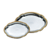 Thumbnail image #1 for Vollrath Odyssey Large Oval Chrome-Plated Serving Tray, 18-1/8 x 13 Inches