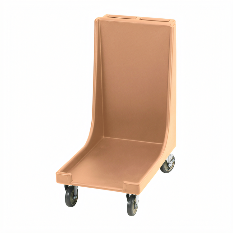 Product image #2 for Cambro Camdolly 18 x 26 Tray and Sheet Pan Transport Dolly with Handle, 300 lb Capacity, Coffee Beige