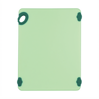 Winco STATIKBoard Green Co-Polymer Rectangular Cutting Board, 15 x 20 x 1/2 Inch