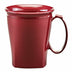 Thumbnail image #1 for Cambro Harbor Collection 8 oz Cranberry Polypropylene Insulated Mug with Handle