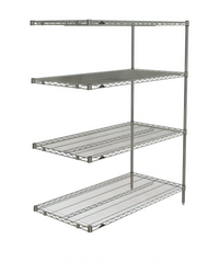 Metro Super Erecta Brite Add-On Wire Shelving Unit, 48