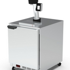 Thumbnail image #1 for Micro Matic USA MMBB4MMADA01 Stainless Steel 4-Product Single-Tower Milk Dispenser, 2.5-Gallon, 115V