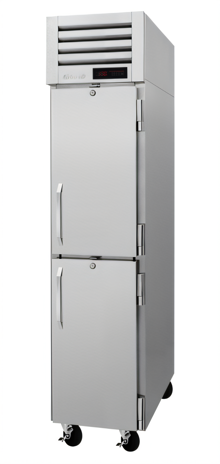 Product image #1 for Turbo Air PRO Series 1-Section Reach-In Heated Holding Cabinet with 2 Half Solid Doors, Left-Hinged