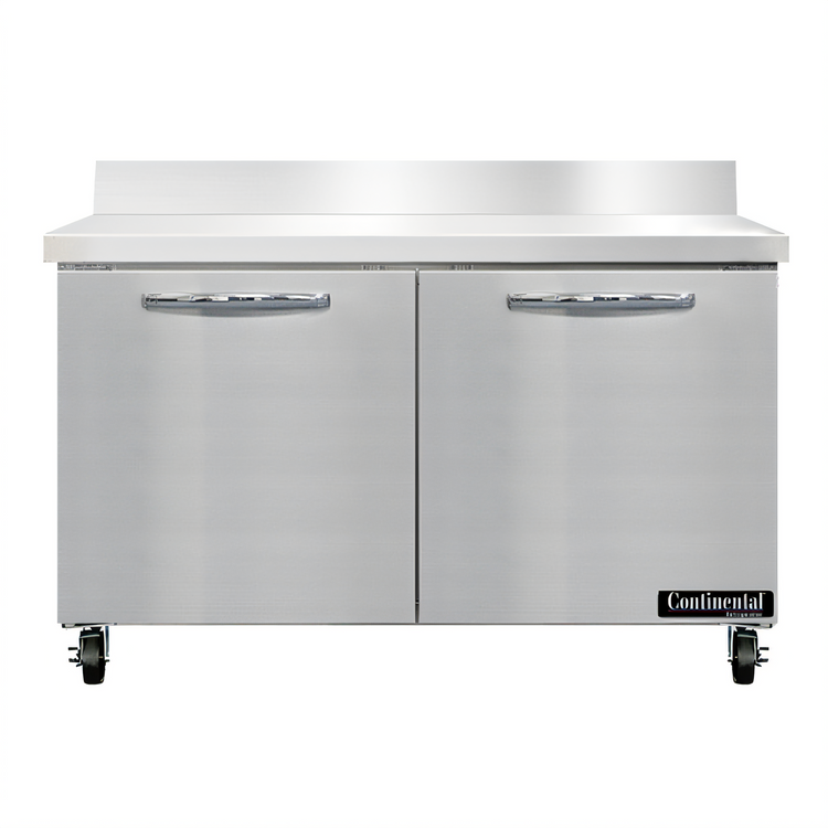 Product image #1 for Continental Refrigerator SWF48NBS 48 Inch Two-Section Worktop Freezer with Backsplash