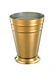 Thumbnail image #1 for Barfly Deluxe Footed Gold-Plated Julep Cup, 13.5 oz.