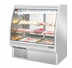 Thumbnail image #1 for Migali Competitor Series® Full-Service Curved Glass Double-Duty Refrigerated Deli Display Case with Sliding Rear Doors, 48.1-Inch, 22.5 Cu. Ft.