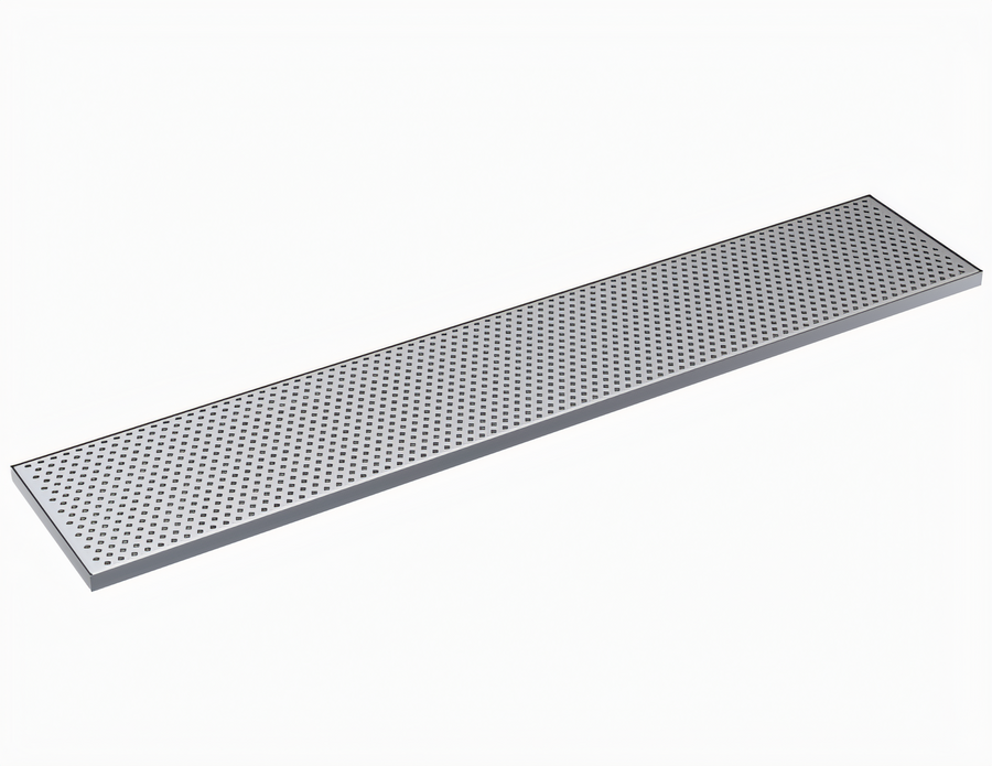 Product image #1 for Krowne 42 Inch x 8 Inch Brushed Stainless Steel Drip Tray
