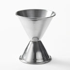 Thumbnail image #1 for American Metalcraft J205 Double Jigger, 1 oz x 2 oz, Stainless Steel, Satin Finish, Rolled Edge Case of 72