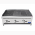 Thumbnail image #1 for CookRite ATCB-36 36-Inch Countertop Natural Gas Charbroiler with 3 Burners and Lava Briquettes
