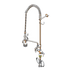 Thumbnail image #1 for T&S Brass EasyInstall Single-Hole Deck-Mount Pre-Rinse Unit with 10-Inch Add-On Faucet and 1.15 GPM Spray Valve