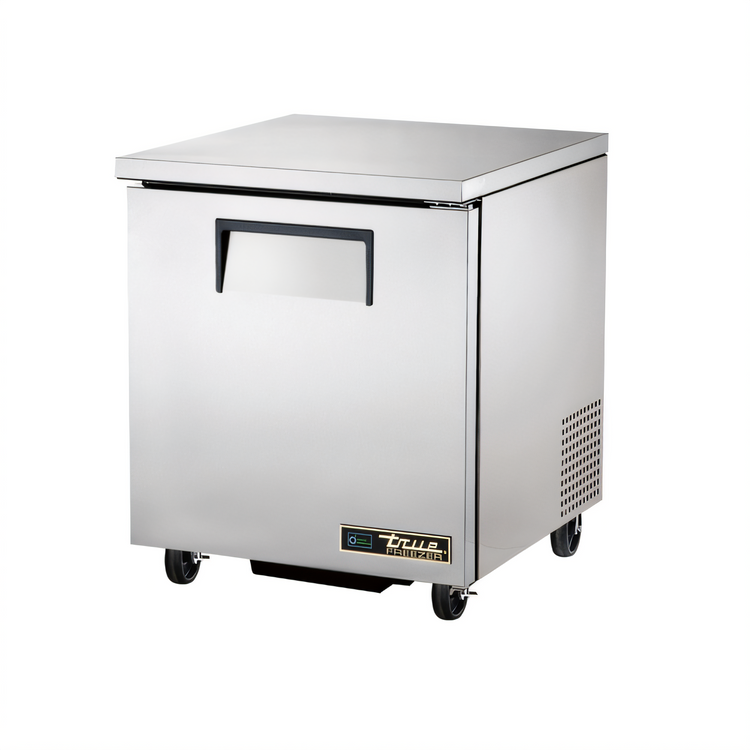 Product image #1 for True 27-Inch Undercounter Freezer with Solid Door, Stainless Steel Exterior, Rear-Mounted Self-Contained Refrigeration