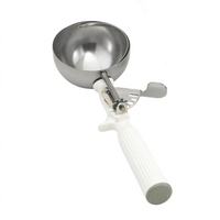 Vollrath Jacob's Pride Size 6 White One-Piece Thumb Disher, 5-1/3 oz