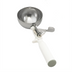 Thumbnail image #1 for Vollrath Jacob's Pride Size 6 White One-Piece Thumb Disher, 5-1/3 oz