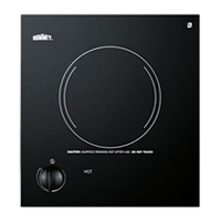 Summit Commercial CR1115 12 Inch Single-Burner Built-In Radiant Electric Cooktop